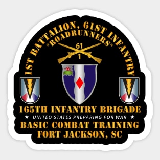 1st Bn 61st Infantry (BCT) - 165th Inf Bde Ft Jackson SC Sticker